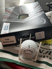 Vintage Callaway Phil Mickelson Jump Man Masters Logo Signature Golf Ball rare