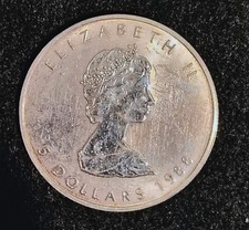 1988 Canada Maple Leaf 1oz 0.999% Silver - Uncirculated - Factory Sealed in OGP