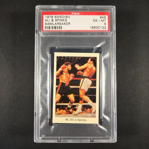 1978 Swedish Ali & Spinks Andra Motiv Dina Idoler II A #46 PSA 6 EX-MT