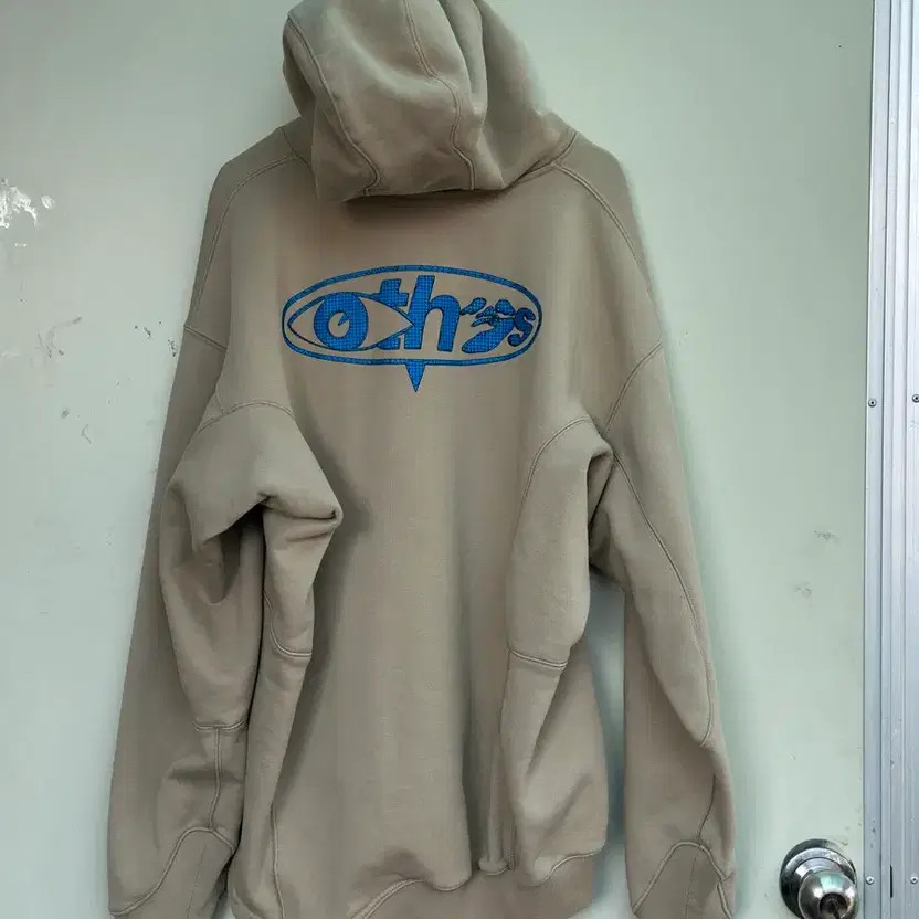 Nike Off-White NRG Fleece Hoodie - Khaki, Size 58cm