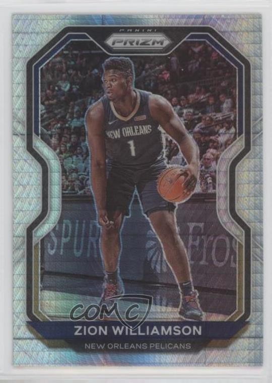 2020-21 Panini Prizm Hyper Prizm Zion Williamson #185 5yi
