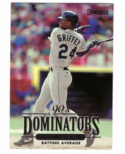 1993 Donruss - 90s Dominators Ken Griffey Jr 9 Jumbo 10000