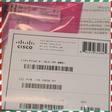 GLC-SX-MMD NEW Sealed Cisco 1000BASE-SX SFP 850nm 550m LC MMF Transceiver Module