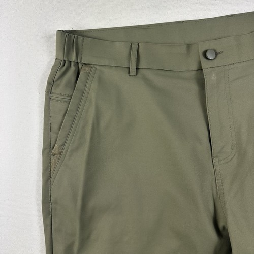 Jack Archer Jetsetter Tech Golf Pants Mens 35x30 Olive Green Stretch Slim Fit - Picture 4 of 8