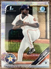 Cristian Javier 2019 1st Bowman Chrome Prospects #BCP-32 Mojo Refractor Astros