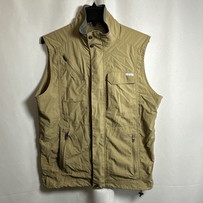 Columbia Sportswear Men s Vest, Fishing, National Geographic Tan Sz- M #5416