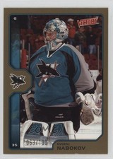 2002-03 Upper Deck Victory Gold 63/100 Evgeni Nabokov #179 1u2
