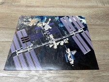 Vintage NASA International Space Station Docked Shuttle Original Photo