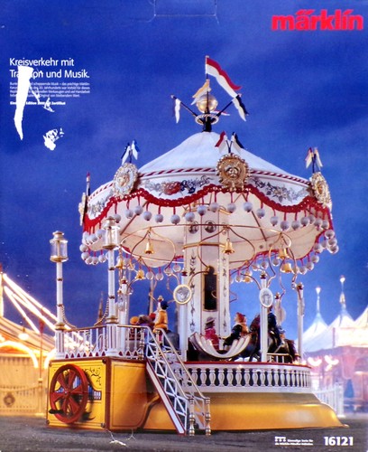 ⭐MÄRKLIN "" GIOSTRA GIREVOLE E MUSICALE "" CON CARILLON art 16121 #F | Condition: Usato