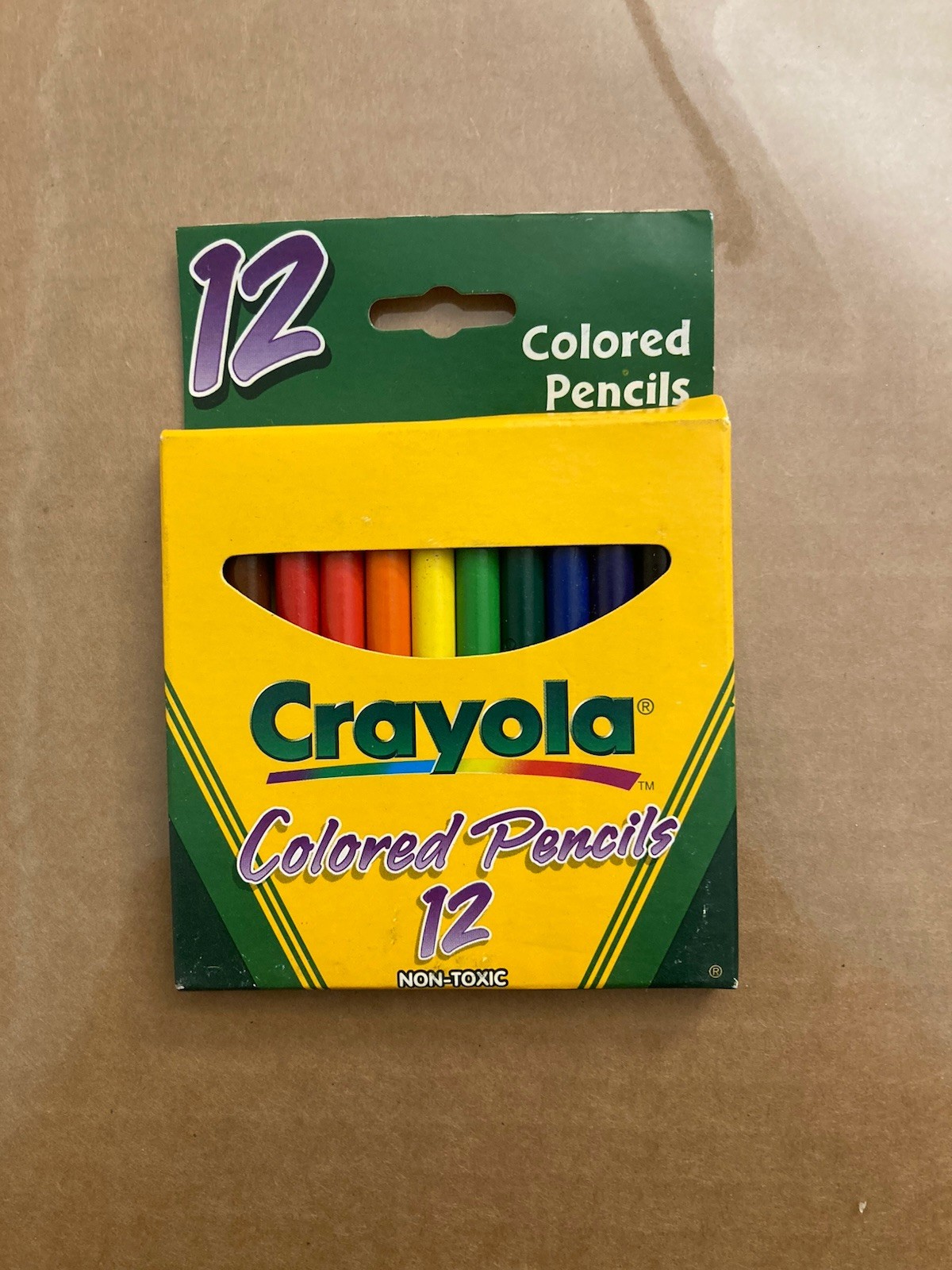 Crayola  Colored Pencils 12 Count Non-Toxic Multicolor—Minis—New 2000 classic