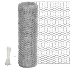 Chicken Wire Fencing, 24 Inch x 60 Ft Chicken Wire Mesh for Garden Plants