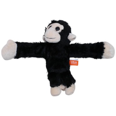 Wild Republic Schwarzer Affe Schnapparmband 20cm Gebraucht