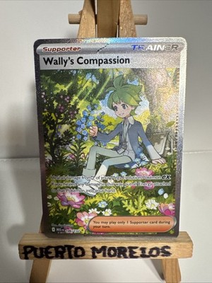 Pokémon TCG Wally's Compassion 186/132 Me01 Special Illustration Rare Full Art  
