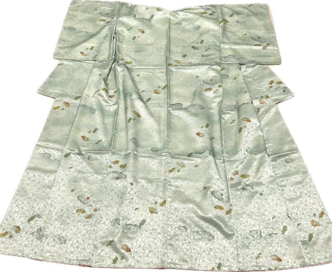 Pp1247 Washable Kimono Small Pattern Lining Poly … - image 6