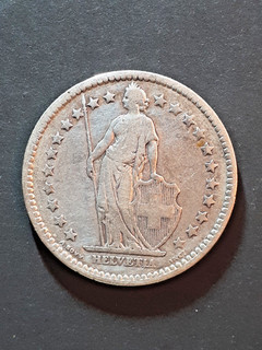 Suisse 2 Francs argent 1878 B