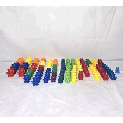 Counting Bears Set Learning Counting Color & Sorting Toy Math Educational 136pc
