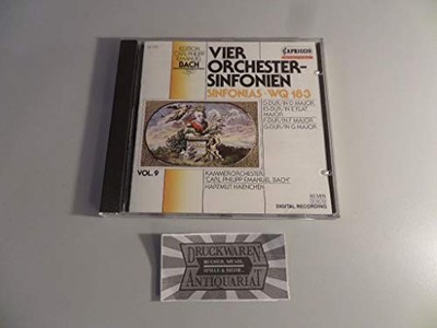 KAMMERORCHESTER CARL PHILIPP EMANUEL BACH - C.p.e. Bach: 4 Orchestral Mint