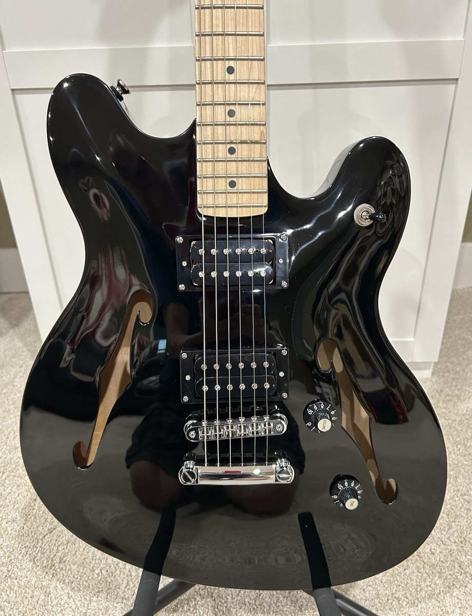 Squier Affinity Starcaster Electric Guitar - Black - w/Gator ATA