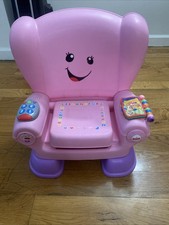 Fisher-Price Laugh  Learn Smart Stages Pink Chair W/Remote And Flip Book