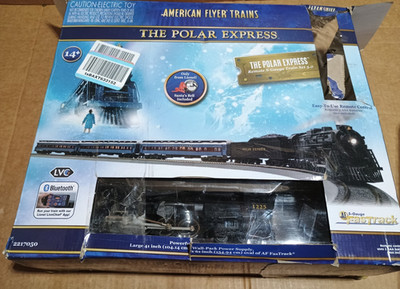 LIONEL AMERICAN FLYER POLAR EXPRESS PASSENGER TRAIN SET 5.0 S