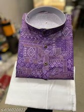 Men s Traditional Kurta Designer kurta set for men Mens Printed Kurta Pajama