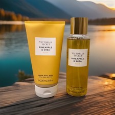Victoria  s Secret Pineapple  shea Body Wash Fragrence Mist RARE