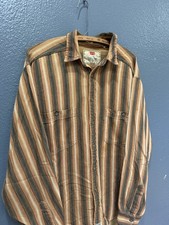 Vintage 90  s Levi  s Stripe Cotton Men  s Button Up Shirt Size XL