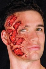 3D Burn Latex Appliance  Woochie  Applications and Prosthetics