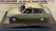 1/43 Maxichamps Peugeot 504 Green Metalic Mini Car