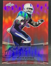 2015 Leaf Draft Football Alvin Bud Dupree Rookie Auto Red /5