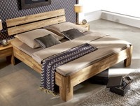 Doppelbett Massivholz Eiche 200X200Cm Wildeiche GeöLt Massiv Holz Neu Ovp!!!