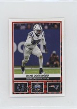 2024 Panini NFL Sticker & Card Collection Stickers Dayo Odeyingbo #18 0kz8