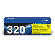 🖨️ Toner Brother TN-320Y Jaune Original 1500 Pages Haute Qualité 🟡