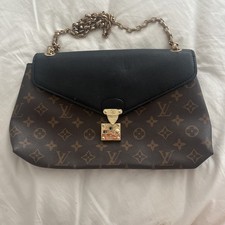 Genuine Louis Vuitton Shoulder Pallas Bag Chain Ladies Designer Handbag Monogram