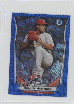 2014 Bowman Blue 124/250 Carlos Martinez #BM-STL3 e0v