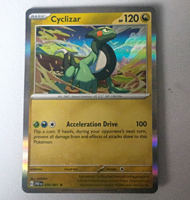 The Pokémon Company Pokemon TCG Crown Zenith Cyclizar 070/159 Holo Rare 120 HP