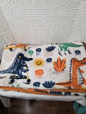 Life Comfort Sherpa Kids Fleece Blanket Dinos...