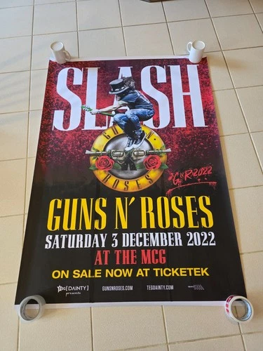 guns and roses Australia Melbourne bilborod poster slash