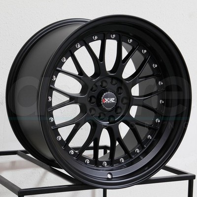 XXR 521 18x8.5 5x114.3/5x120 25 Flat Black Wheels(4) 73.1 18'' inch Rims