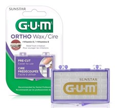 GUM Orthodontic Wax for Braces and Dental Devices Soothing Dental Wax DGT184 