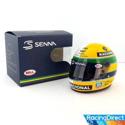 Ayrton Senna 30 Years Legacy Mini Helmet - 1:2 Scale Bell Helmet - Model 4100323