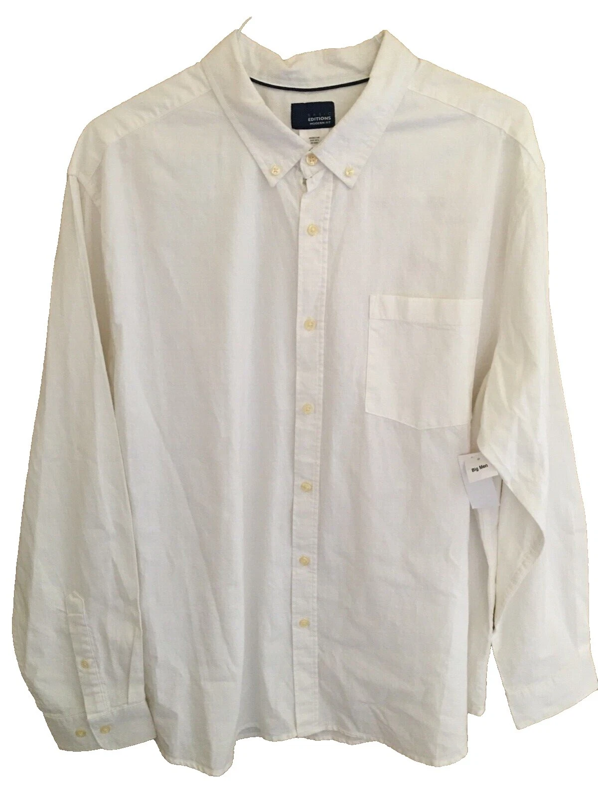 Мужские рубашки на пуговицах Basic Editions хлопок однотонные повседневные