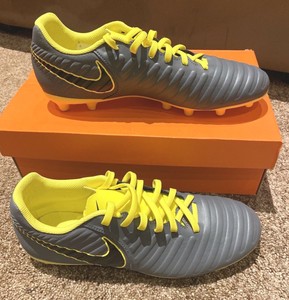 nike tiempo grey yellow