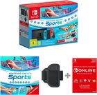 Nintendo Switch Sports Console 32GB Neon Blue Neon Red With Game Full Set