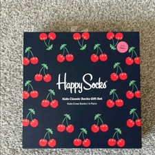 Happy Socks Kids Classic Socks Gift Set, 4 pair, Unisex toddlers 2-3 year, NWT