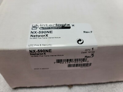 INTERLOGIX NetworX NX-590NE TCP/IP Ethernet Module NX-590E NEW!