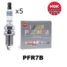 NGK LASER PLATINUM SPARK PLUGS x5 FIT AUDI S2 2.2 5 CYL 230HP ABY ADU 01/93 ON