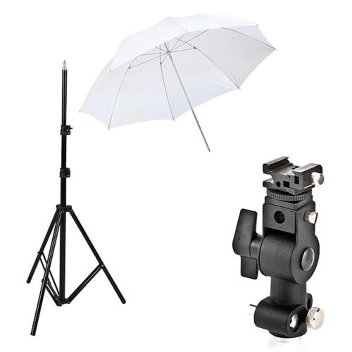 NICEFOTO jeu de supports de parapluie support de flash + trépied + abat-jour 102 cm - Photo 1/9