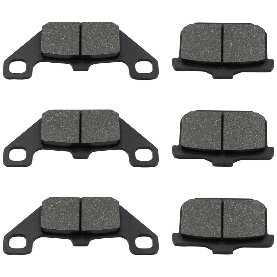 Caltric Front and Rear Brake Pads for Kawasaki ZX1000 Ninja 1000R 1986 1987 - Image 3 of 4