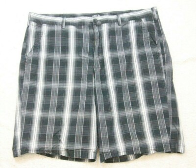 Apt. 9 Black Gray Shorts Men's Cotton 